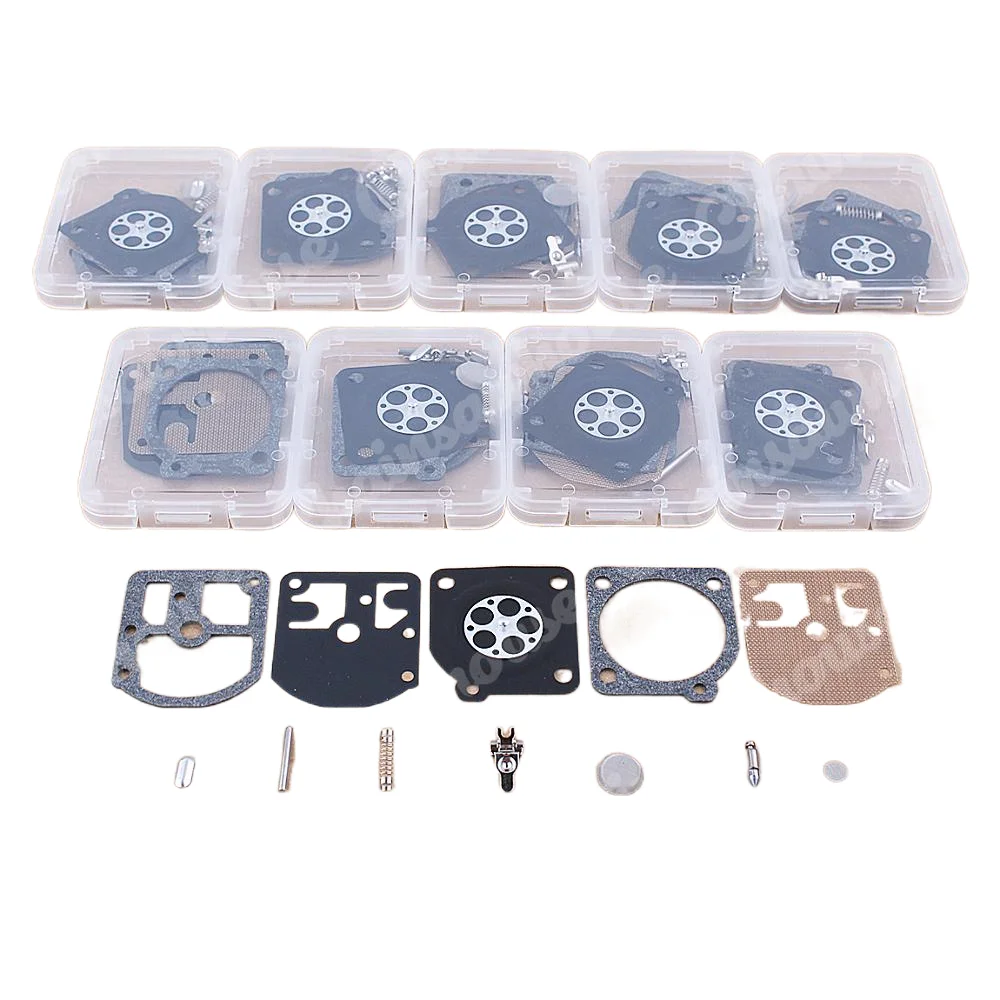 

10 комплектов для ремонта карбюратора для STIHL 009 010 011 012 011AV и AVEO ZAMA RB-11 GND-7 C1S-Z1 C1S-Z1A C1S-Z1B Homelite 240