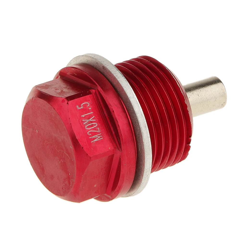 M20X1.5 Anodized Magnetic Engine Oil Pan / Drain Bolt Plug fits for