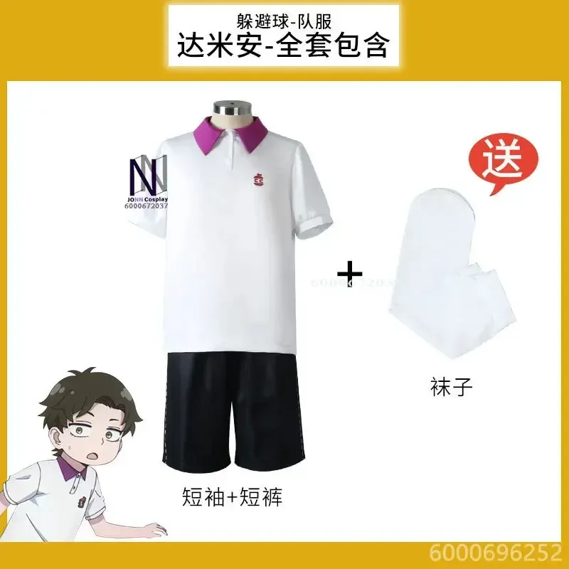 DY20 أنيمي أنيا مزور تأثيري حلي شعر مستعار داميان ديزموند الابن الثاني بيكي بلاكبل ملابس رياضية زي مدرسي الكبار وصول جديد