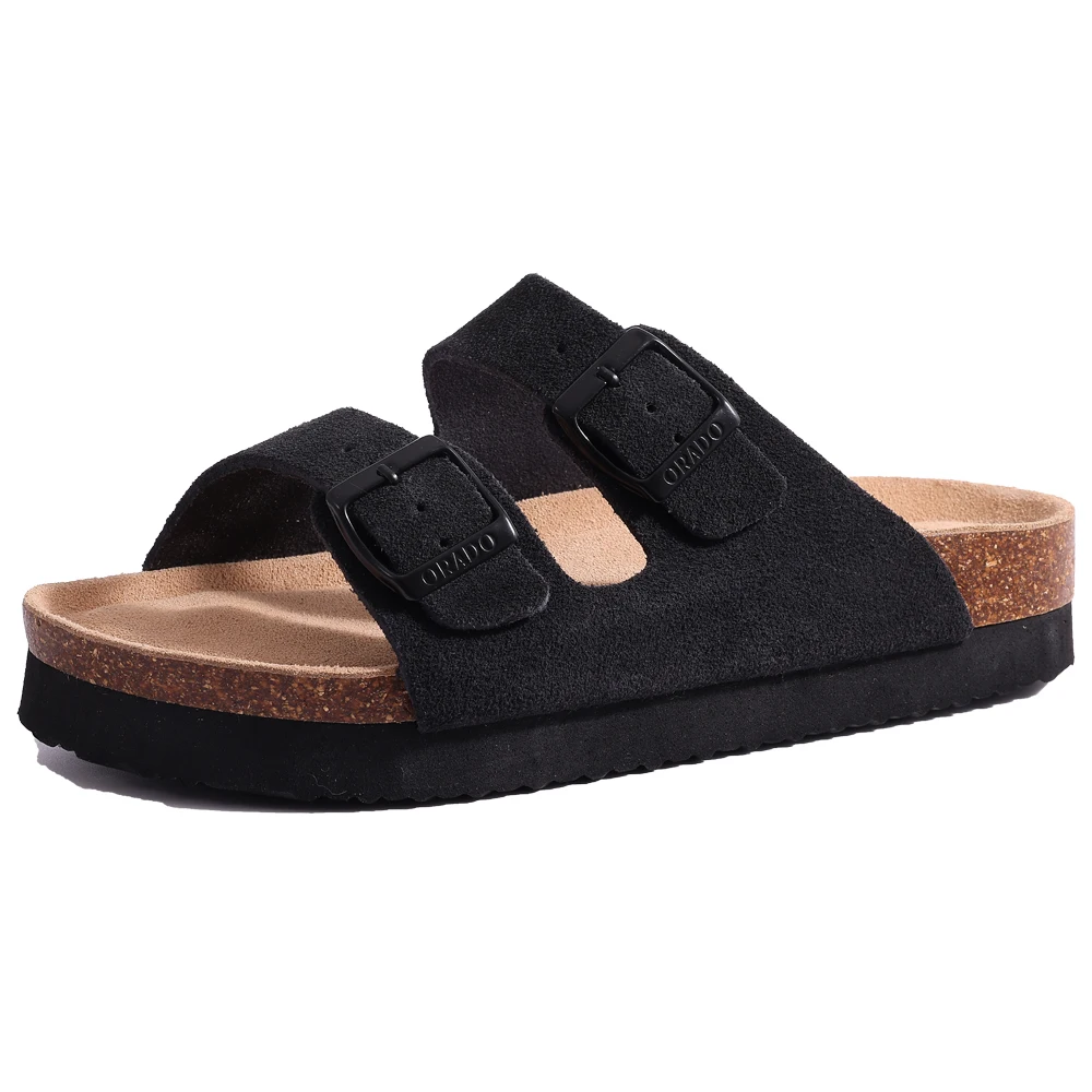 Thick Cow Suede-BK