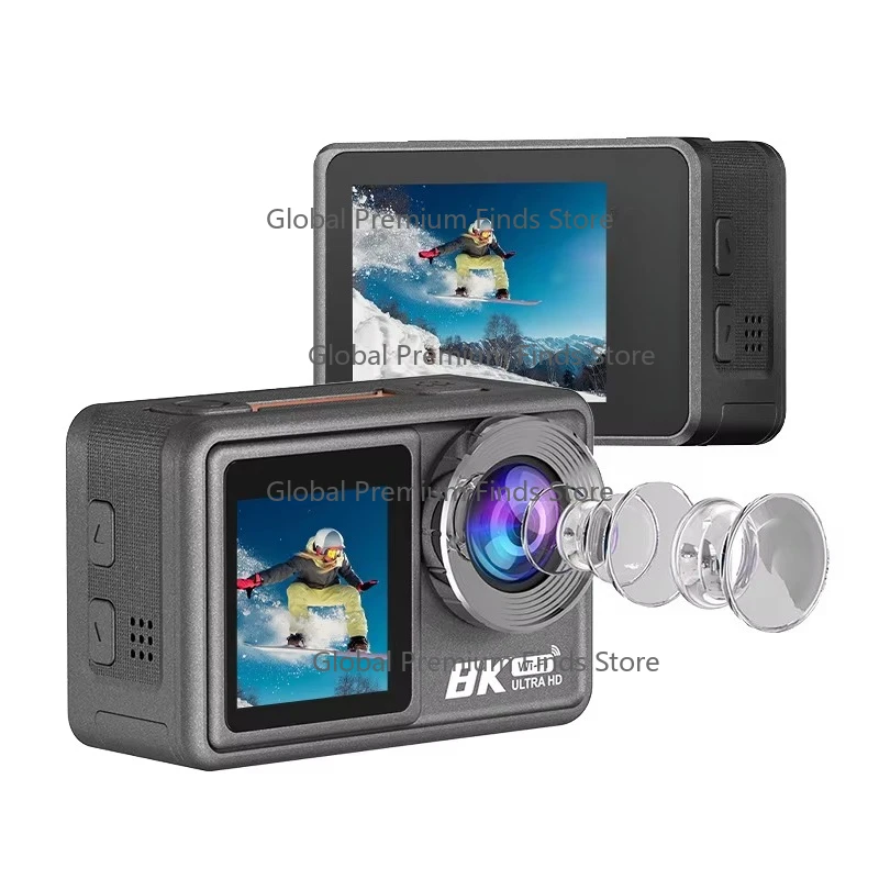 Professional Sports Action Camera 6K 30FPS 1080P 120FPS With Eis Waterproof To …