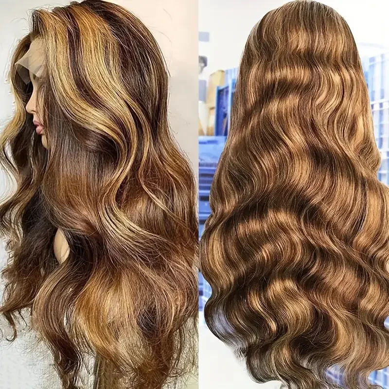 

Выделите Коричневый Объемная Волна 26 дюймов Длинные Мягкие 5x5 Шелковая Основа Еврейский Парик Человеческих Волос С Детскими Волосами HD Кружева Европейские Волосы Предварительно Сорванные