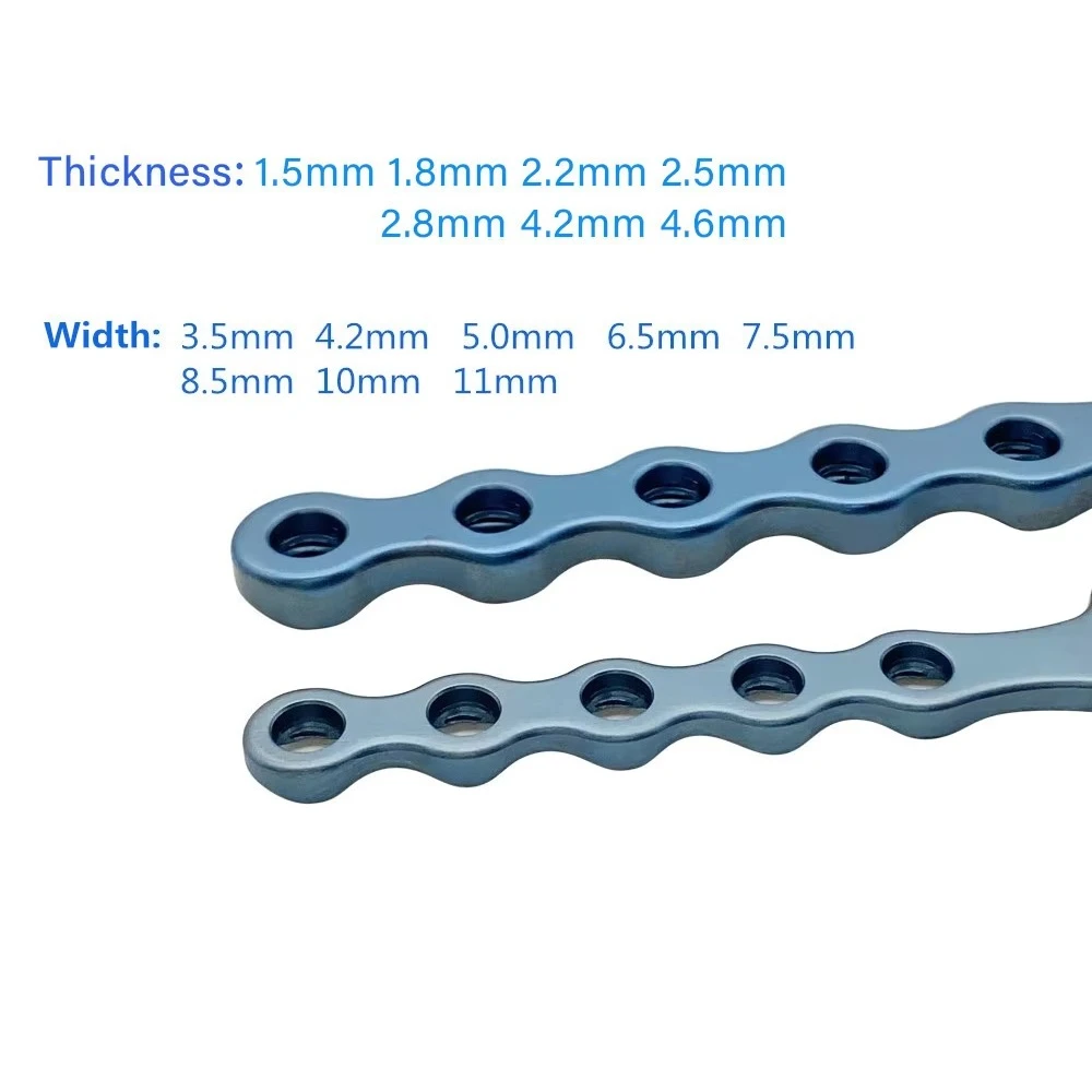 Locking Plate 3.5/4 2/5.0/6.5 Titanium Veterinary Pet Fracture Orthopedic Instruments