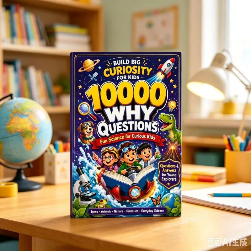 New Product 10000 Why Question Education Book, Science Q&A Encyclopedia, Space Dinosaur Natural Animal Youth Learning Book