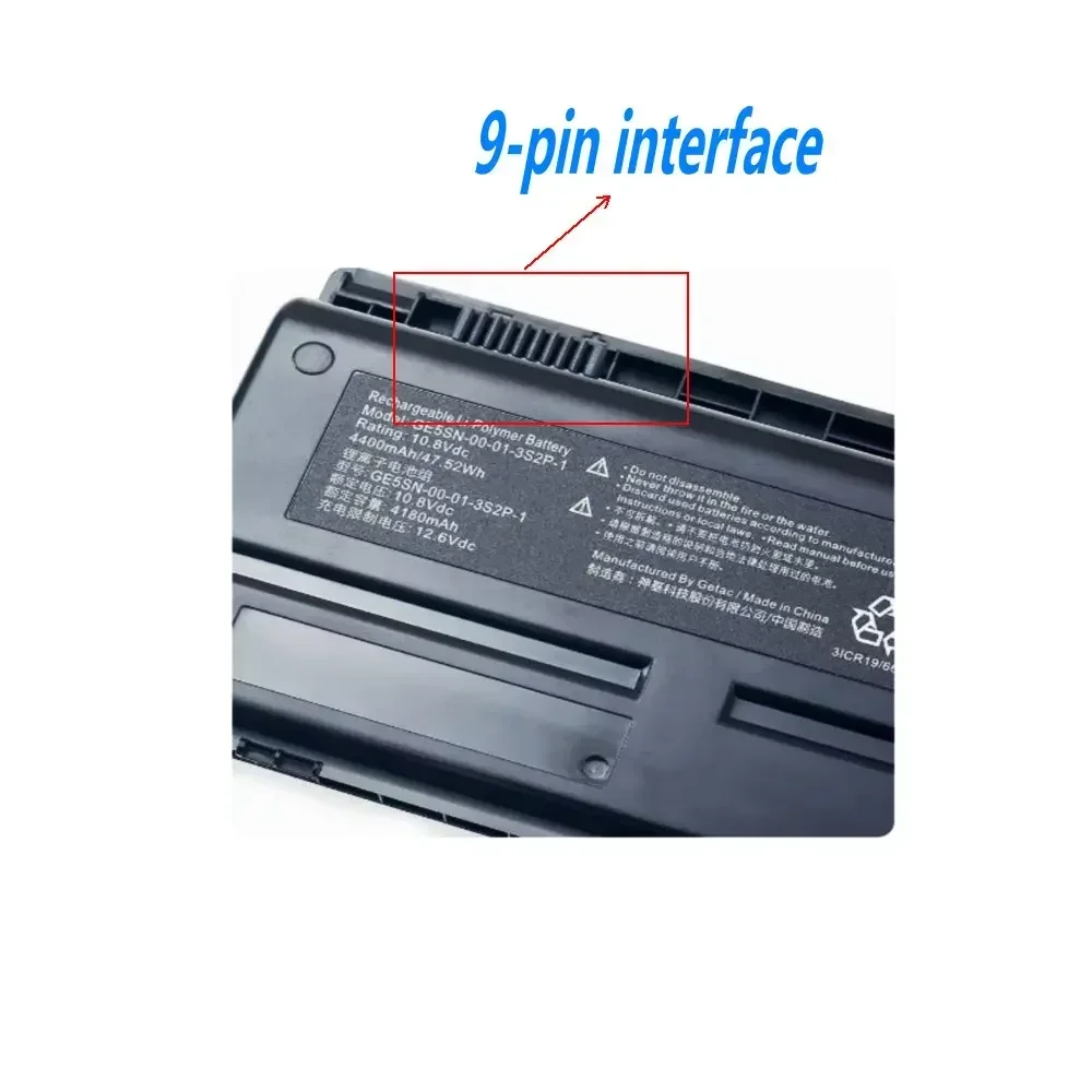 NEW GE5SN-00-12-3S2P-0 GE5SN-00-01-3S2P-1 For Mechrevo X7Ti-H X7Ti-S1 X7Ti MR M6/HPRO X7TI GTX Laptop battery