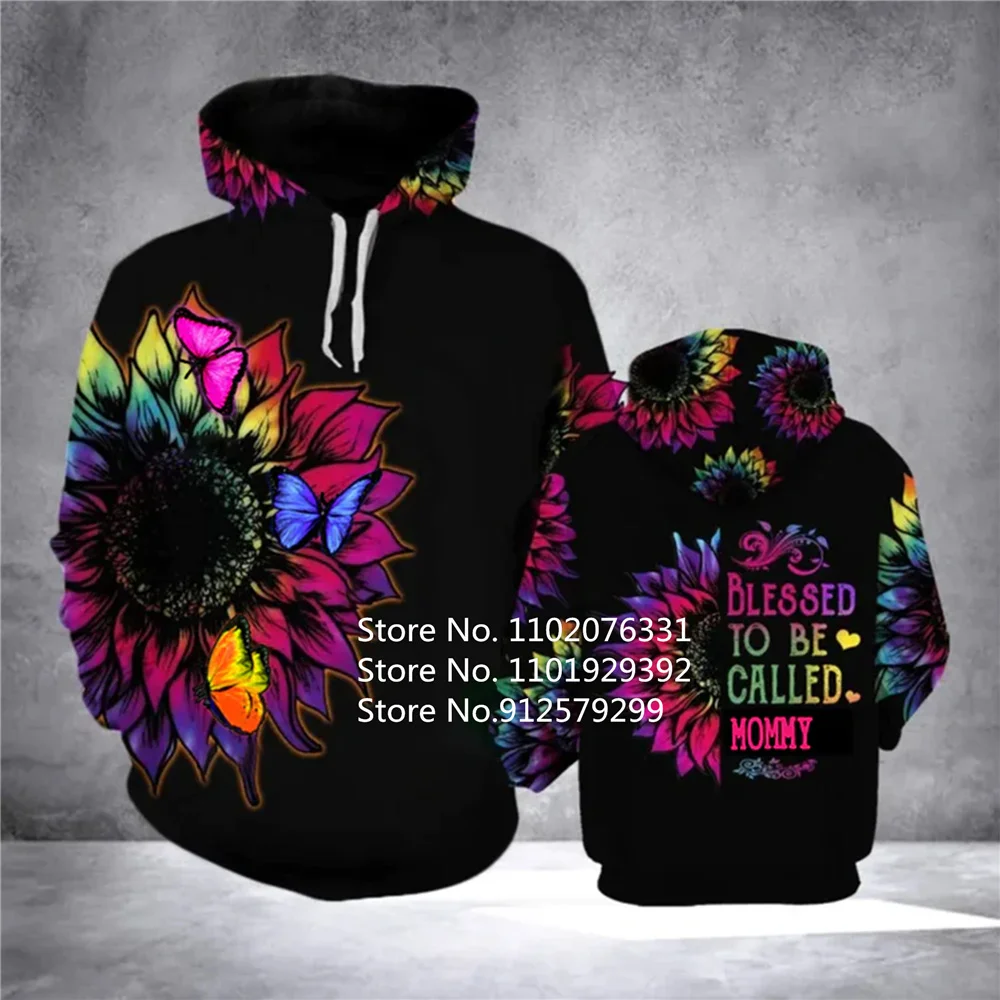 Colorful Sunflower 3D Printed Mens Hoodie Unisex Hoodies Sweatshirt Autumn Streetwear Casual Jacket