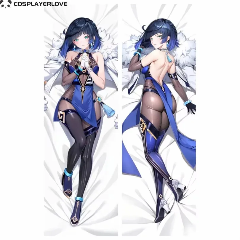 

Anime Pillow Cover Genshin Impact Shen He Yelan Double-sided Hugging Pillowcase