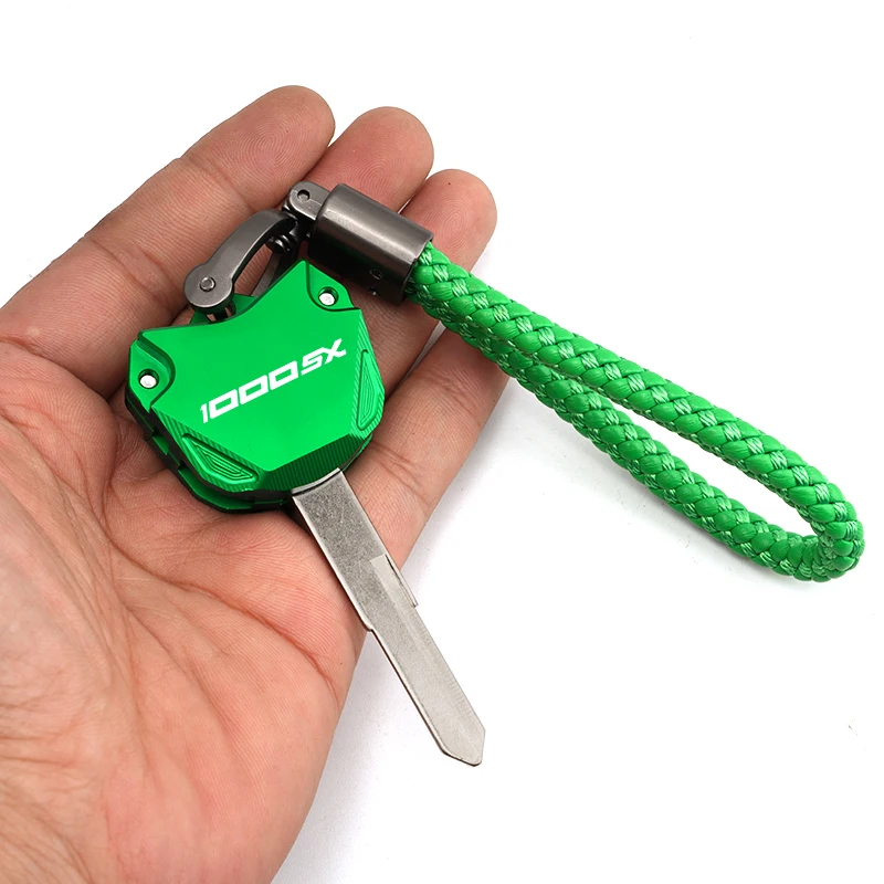 2024 NEW For Kawasaki Z1000 SX Z1000SX Z1000-SX z1000 sx CNC Accessories Motorcycle Key Shell Key Case Cover Key Chain Keyring