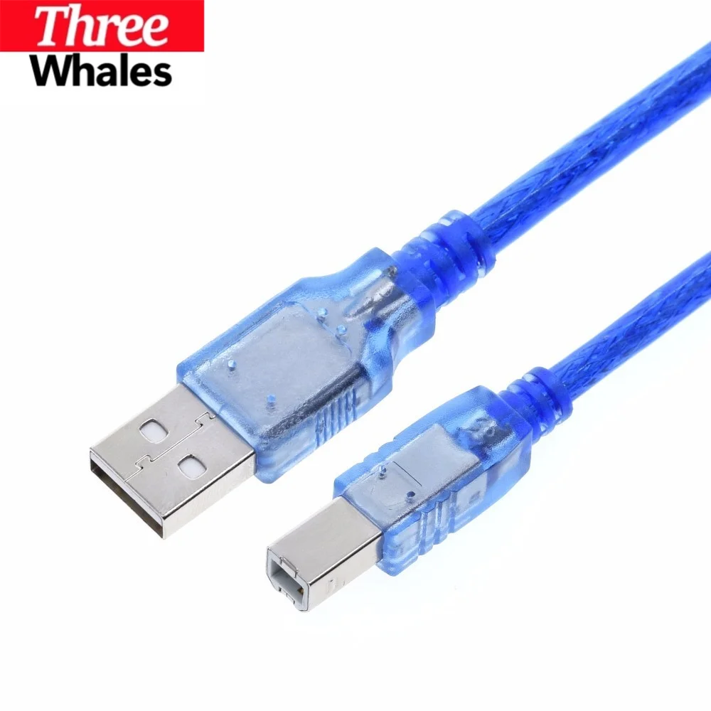 THR 1/2/5pcs 30cm USB Cable UNO R3 / Mega 2560 R3/ ADK USB-A to USB-B  for arduino