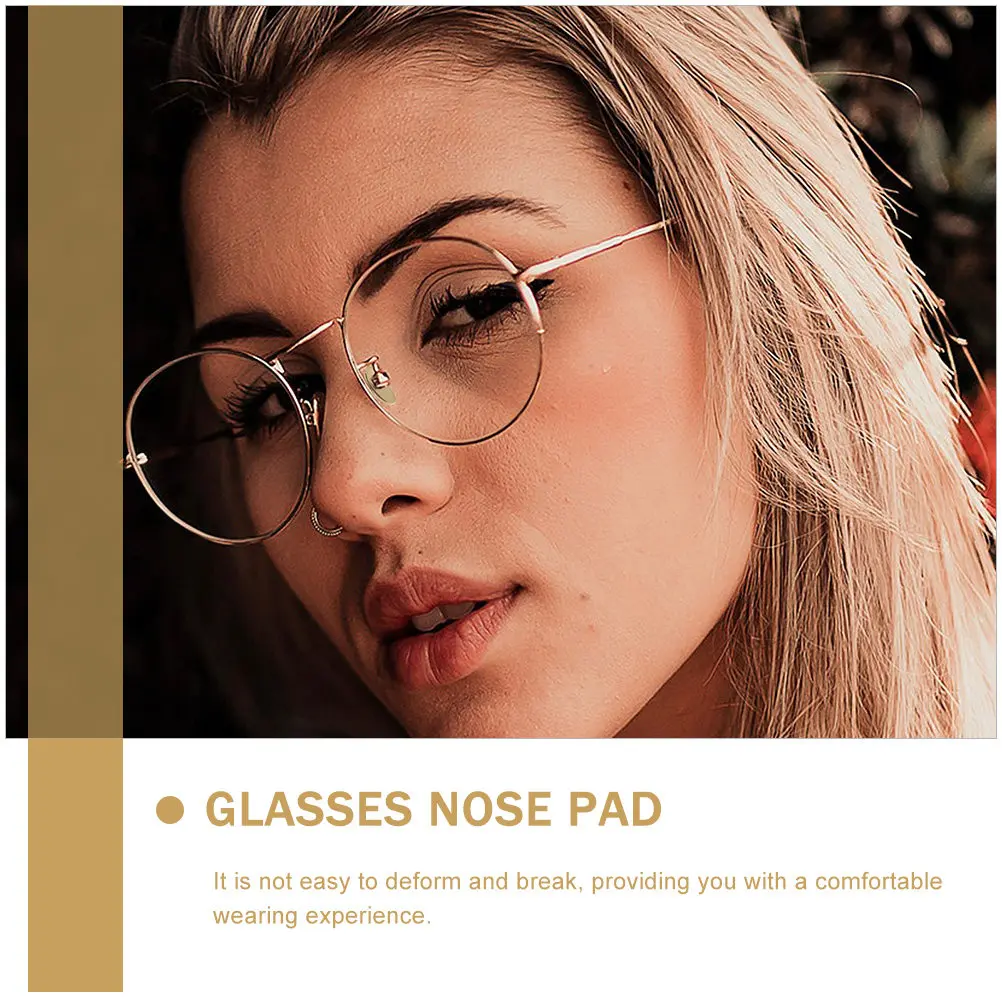 

8Pcs Titanium Nose Pads Non-Slipping Glasses Nose Cushion Replacement for Eyeglasses Sunglasses Anti-Skid Comfort Fit