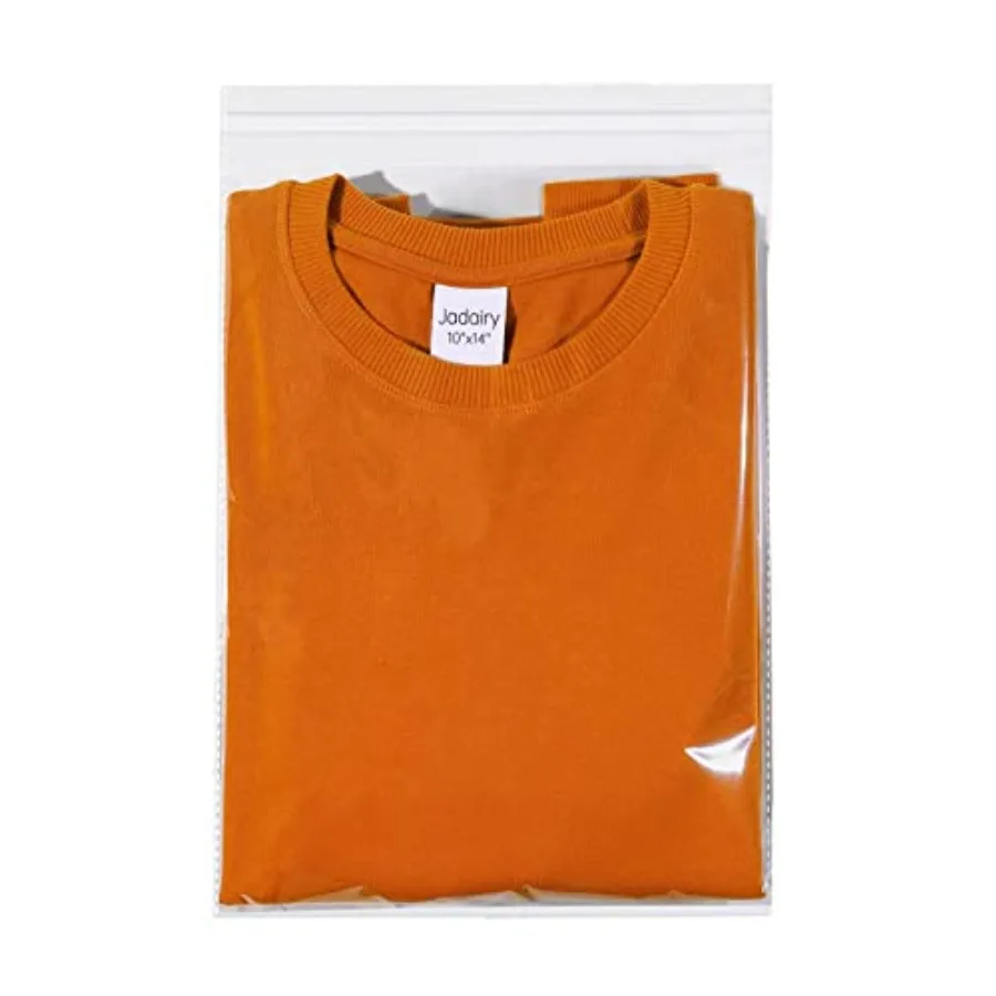 

Self Sealing Cellophane Bags Clear Resealable Bags for Packaging Shirt 10x14 in 100 Pcs