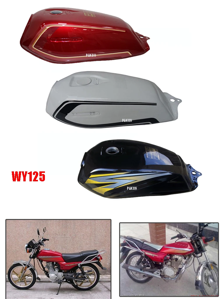 Motorcycle Fuel Tank for Honda Dayun Haojin Jialing Loncin Lifan Dayang WY125 HJ125 LF125 CB125 DY125 CGL125 Replaced Gas Box