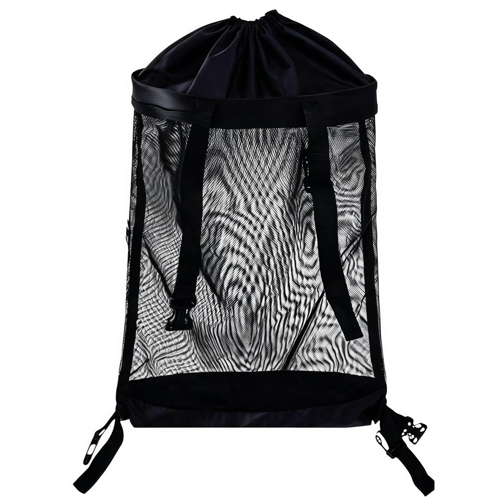 Golf Cart Mesh Storage Organizer 2 Pack with Reinforced Buckles and Drawstring Lock for Towels Clothing Umbrellas Water Bottles