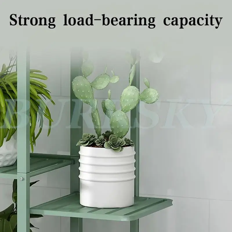 Plant Stand And Flower Stand 4/5/6 Pot Flower Shelf Planter Rack Storage Organizer Display Indoor Garden Balcony Storage Rack