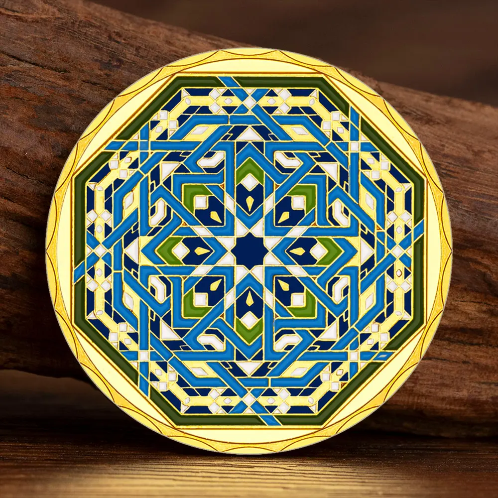 Mohammedanism Ramadan Kareem Collection Gifts Souvenir Coin Islam Golden Plated Commemorative Coins