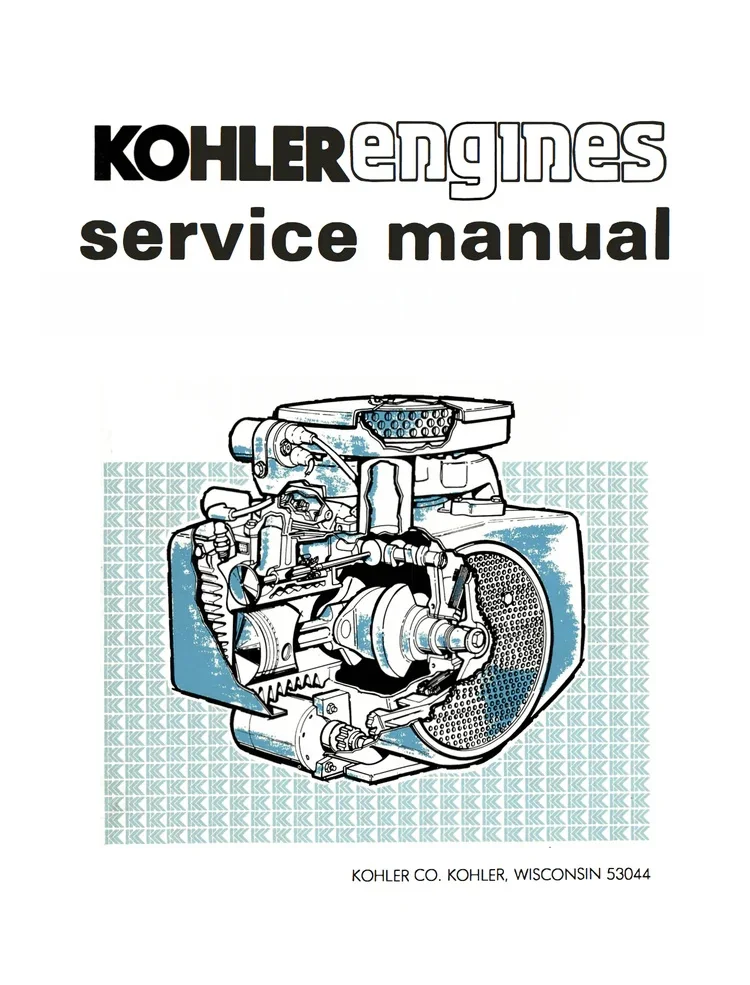 AutoDVD2 Kohler Engine 1.45 GB PDF Operators and Maintenance Manual, Service Manual