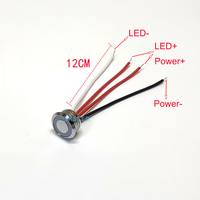 Touch Sensor LED Dimmer Switch 5V/12V/24V with Dual Memory Function Stepless Dimming Control for LED Strip Bed Wall Cabinet