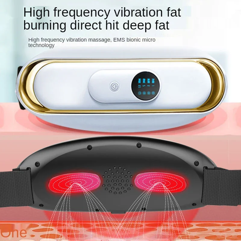 

Electric Waist Massage Instrument with Fat Burning Plug Slimming Body Sculpting Massager Vibration Belt Massageador Muscular