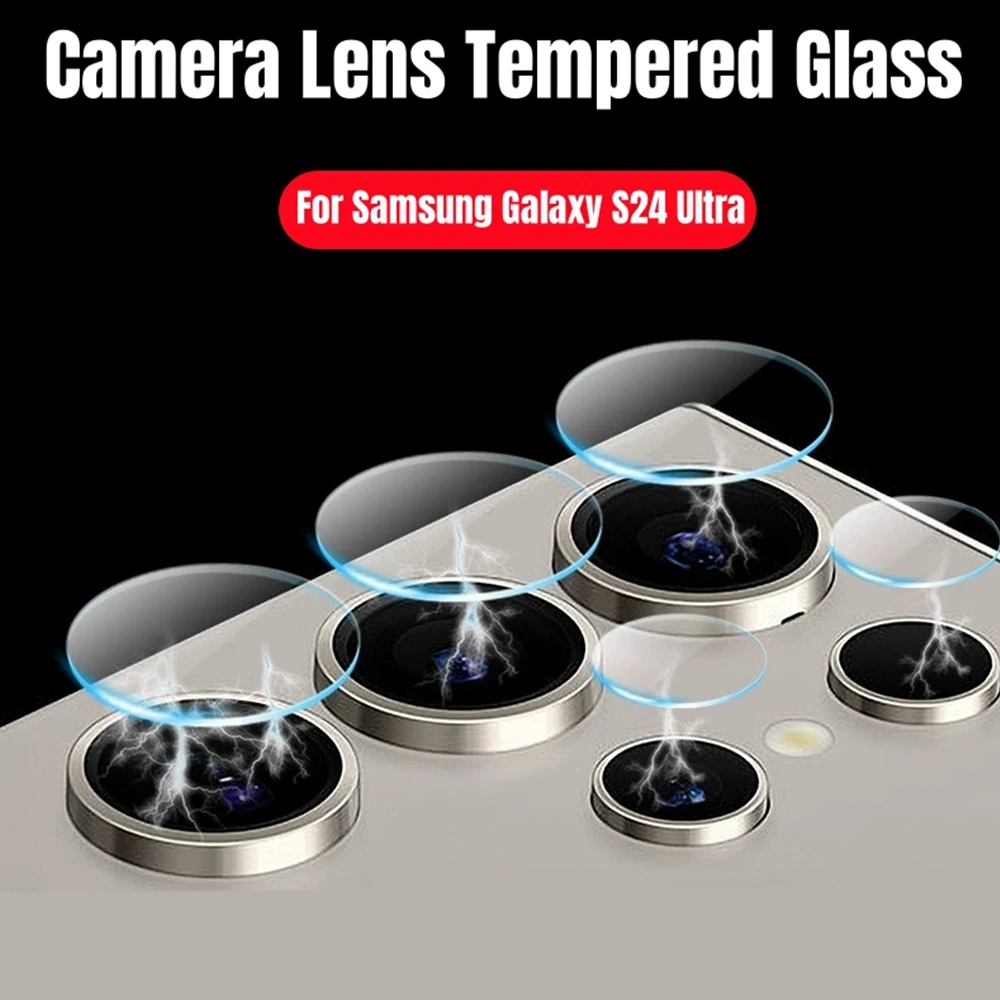 3Pcs Camera Lens Glass For Samsung Galaxy S25 Ultra Plus S24 S23 Ultra HD Hao Camera Protector For S25 S24Ultra Hyun Lens Film