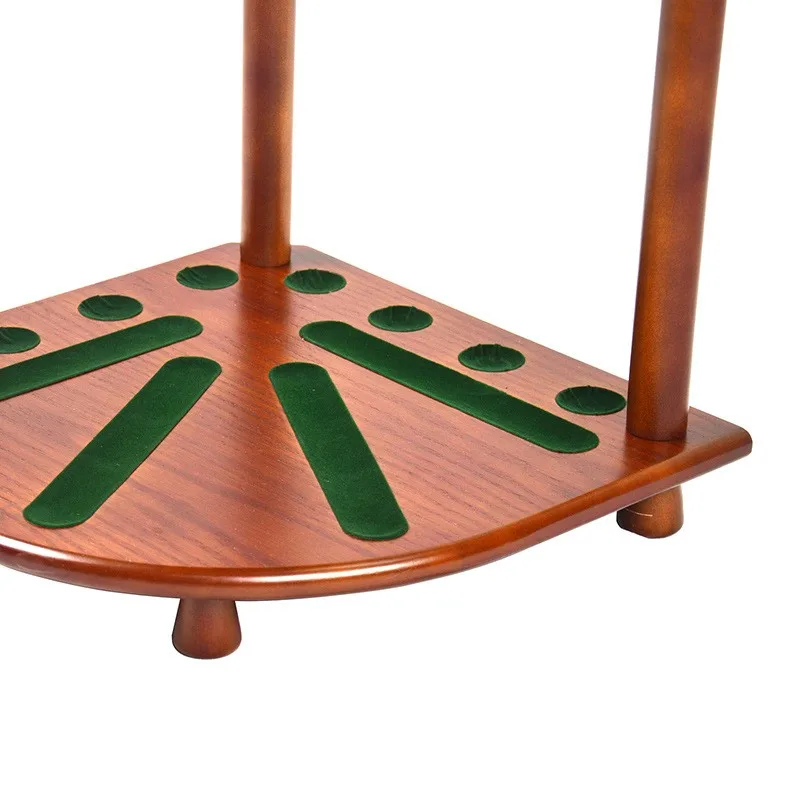 عالية الجودة الطابق الصلبة الخشب البلياردو جديلة رف تجمع جديلة الرف 8 حفرة على شكل مروحة جديلة الرف شركة #6