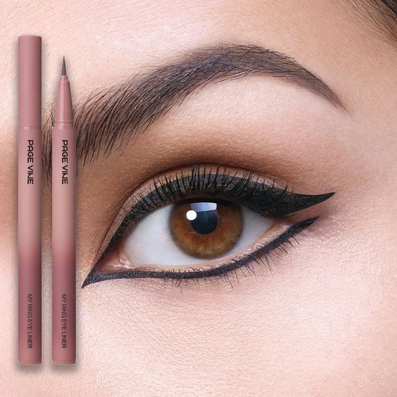 Lápiz Delineador de ojos líquido de secado rápido, resistente al agua, resistente a las manchas, maquillaje de ojos delicado y suave de larga duración, nuevo lápiz Delineador de ojos
