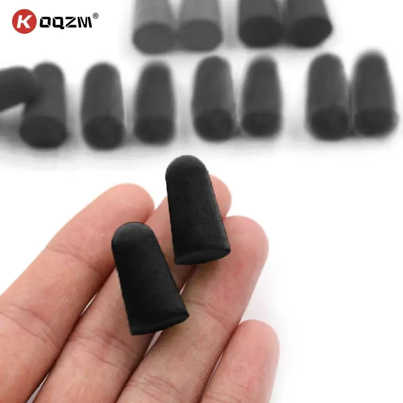 10 Pairs Black Sponge Foam Ear Plugs Anti Noise Snore Earplug Comfortable For Study Sleep