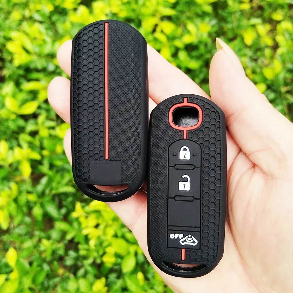 Silicone Car Remote Key Case Cover for Mazda 2 3 6 Atenza Axela Demio CX-5 CX5 CX3 CX7 CX-9 2015 2016 2017 2018 2019 Accessories