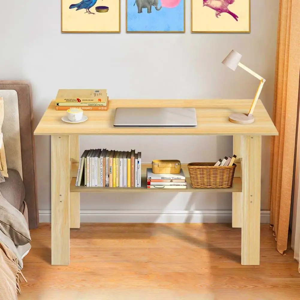 Thickened Plate Computer Desk, Modern Home Office Study Desk, Easy Assembly Makeup Vanity Console Table