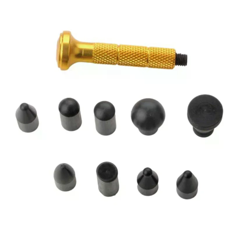 Handgereedschap Verveloos-Dent Repair Kit Tap Down Tools Uitdeukgereedschap Geschikt voor autokoelkastdeur Dent