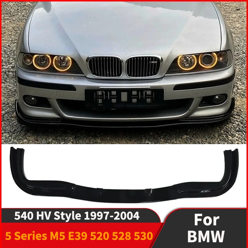 

Сплиттер Лезвие Лопата Юбка Комплект кузова Передний бампер Спойлер Губа для BMW 5 серии M5 E39 520 528 530 540 HV Стиль 1997-2004 гг.