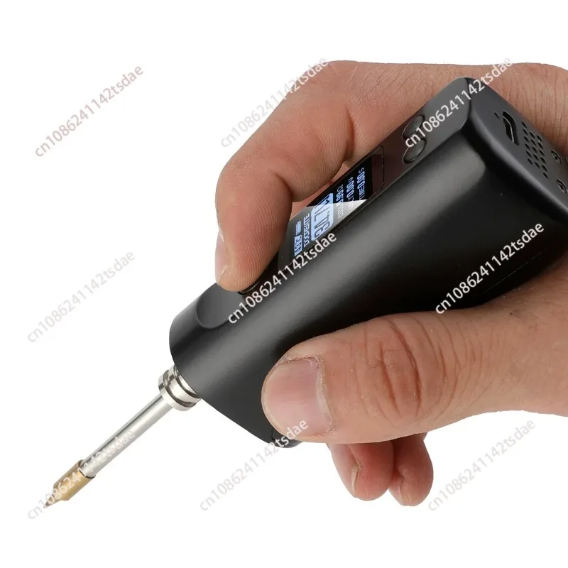 

Large screen LED wireless portable usb charging electric soldering iron 75W household small welding repair
