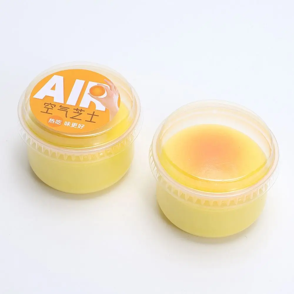 Slow Rebound Simulation Cheese Bread Squeeze Toy Soft Anti-stress Mochi Squish Foam Toy Cartoon Stress Squeeze Toy Stress Relief
