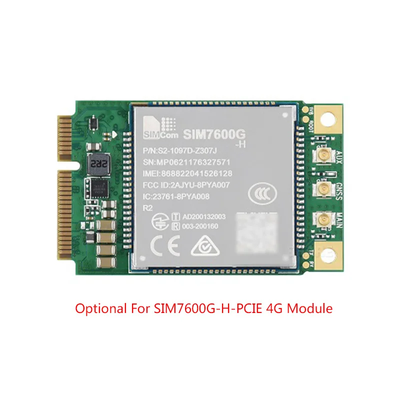 PCIe TO MiniPCIe GbE USB3.2 HAT+, Supports MiniPCIe interface 4G Module, High-speed Networking, Raspberry Pi 5 HAT