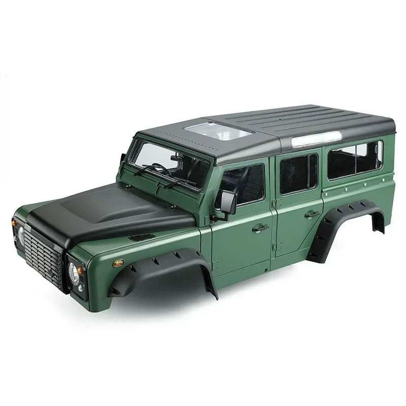 1:10 Scale D110 Defender Hard Body Shell – 313mm Wheelbase for SCX10 90046/TRX4, with Interior & Functional Doors – ABS Plasti - Image 2