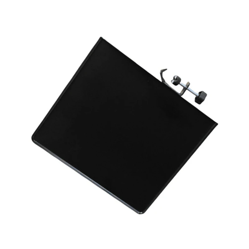 Clamp on Tray for Microphone Stand Clamp-on Mic Rack Tray Height Adjustable for Live Tripod Bracket Accessories-PZZW