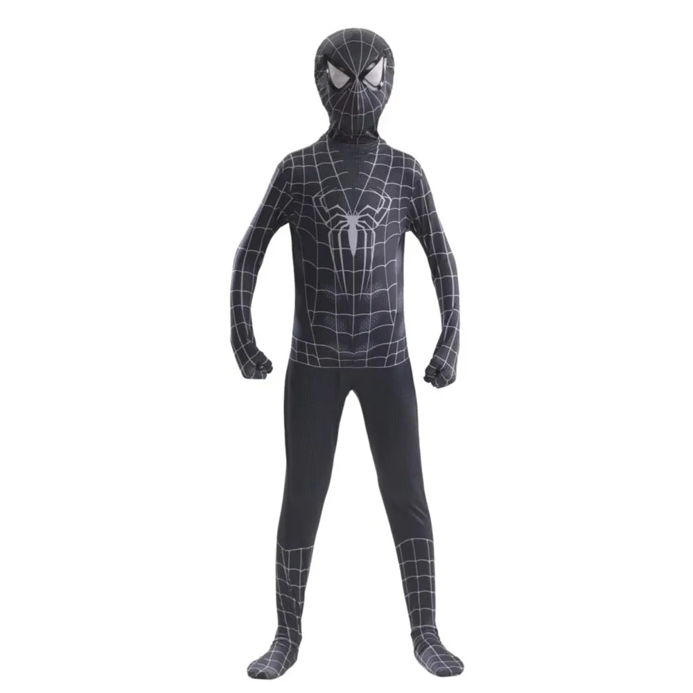 Full Body Zentai Suit Halloween Cosplay for Spider Fans, Printed Bodysuit Superhero Costume for Christmas & Holiday Party - view 6