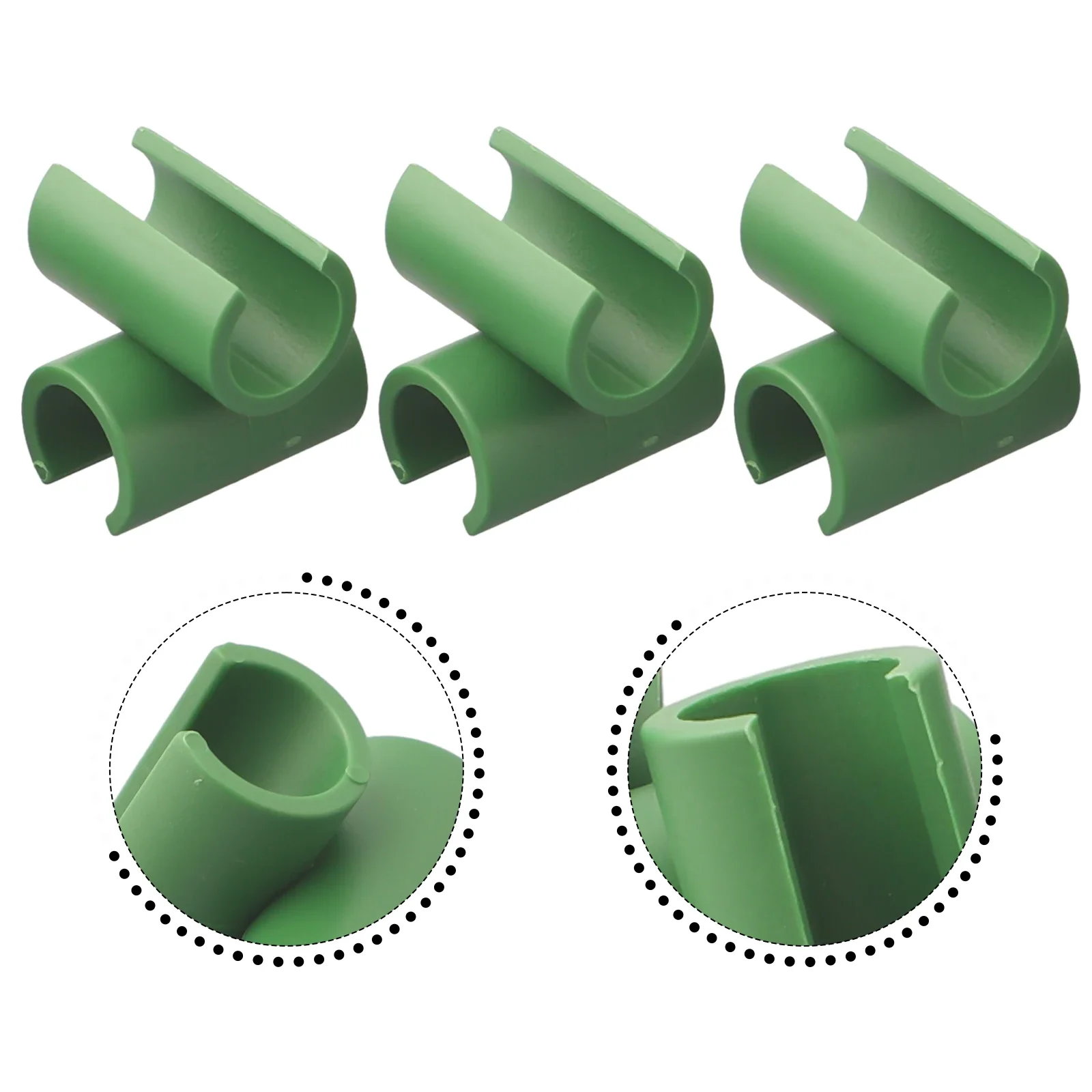 

50pcs Plastic Plant Support Clips For Tomato Hanging Trellis Garden Ornaments Twine Greenhouse Vegetables Plant Grafting Clips