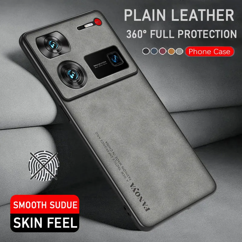 Protective Phone Leather Case for ZTE Nubia Z60 Ultra Shockproof Case Skin Friendly Cover Suitcase Coque ZTE Nubia Z50 Z60 Ultra