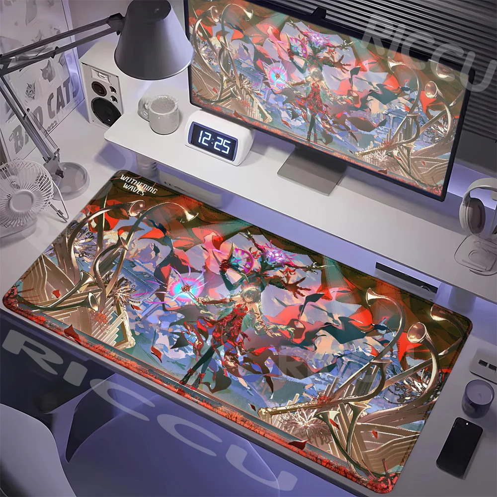 

Wuthering Waves Phrolova Mouse Pad XXL Gaming office Computer Anime Game PC Keyboard Mouse Mats Non-Slip Rubber Laptop Mouse pad