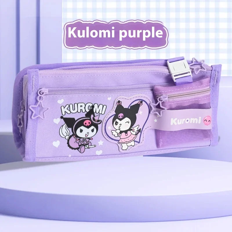 YOAING Pencil Case Kawaii Kuromi Cinnamoroll Melody School  Pencils Bag Large  Pen Case Supplies Stationery Cosmetic Bags gift