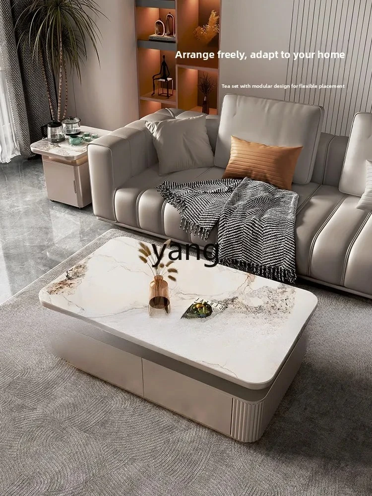 LMMM  living room home table tea table integrated multi-functional small apartment TV cabinet combination coffee table