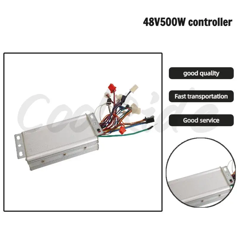 

Контроллер ebike 48 В 500 Вт, контроллер электрического велосипеда, бесщеточный для электрического велосипеда/скутера/мотоцикла, аксессуары