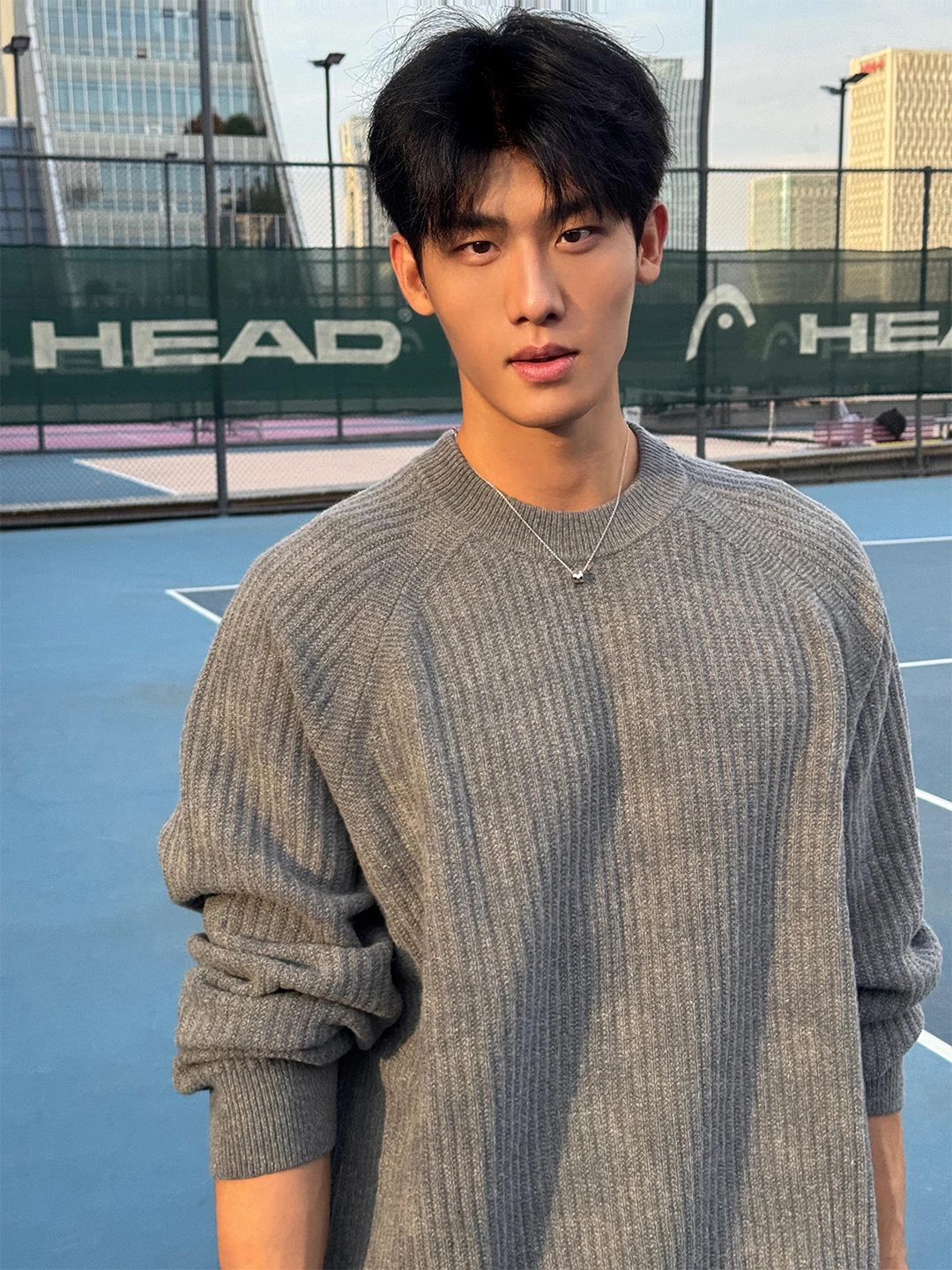 

Мужской вязаный свитер Deep ey Arctic Fce с круглым вырезом, теплый зимний базовый слой, свободный крой, длинный рукав, винтажный стиль