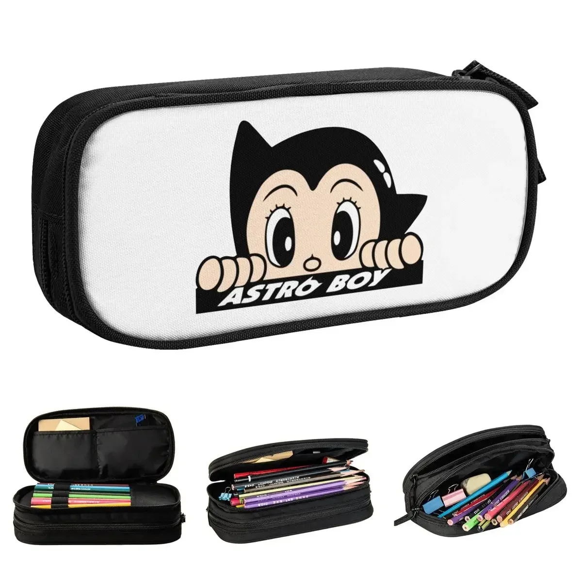 

Fashion Astro Boy Manga Pencil Case Mighty Atom Astroboy Pencilcases Pen Kids Big Capacity Bag Students School Gift Stationery