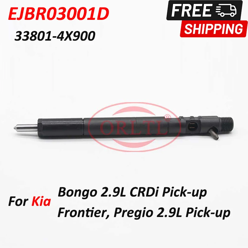 

New Nozzle EJBR03001 For Frontier Pregio EJB R03001D Common Rail Injector 33801-4X900 For Kia Bongo 2.9L