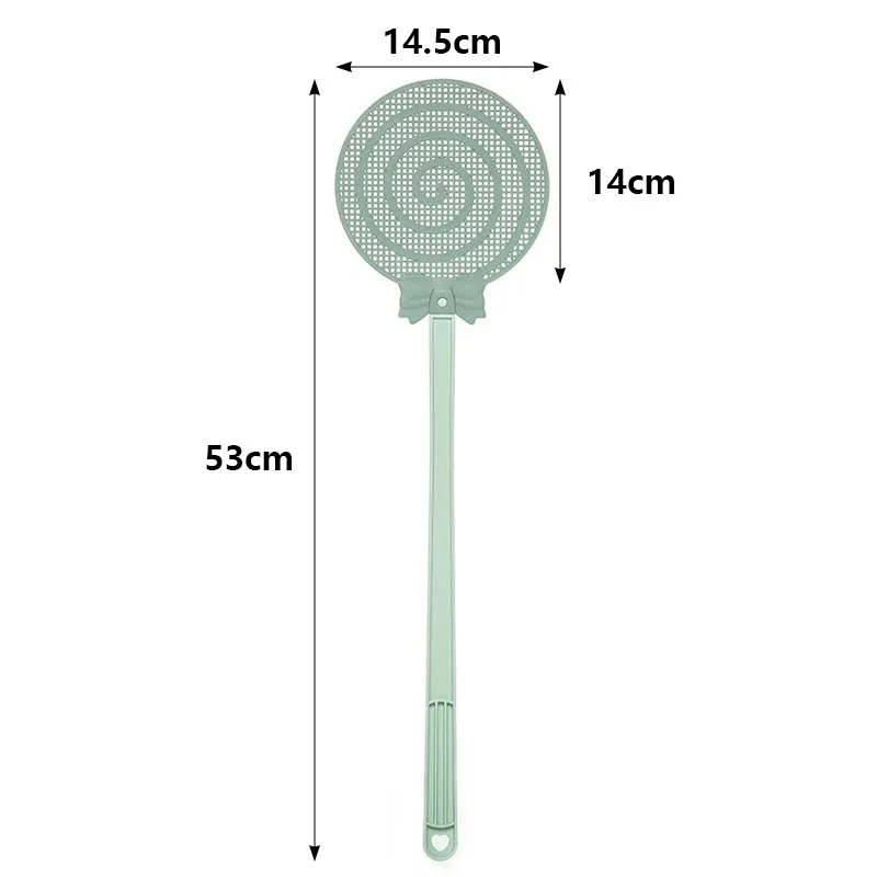 Durable Mesh Fly Swatter Multi Color Long Handle Insect Swatter Non Toxic Lightweight Pest Control Tool for Home Easy to Use Com