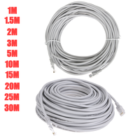 Cable Ethernet De Alta Velocidad Cat5e RJ45 Cable De Red LAN Enrutador De Ordenador Patch Cord  1M/5M/10M/15M/20M/30M/50M