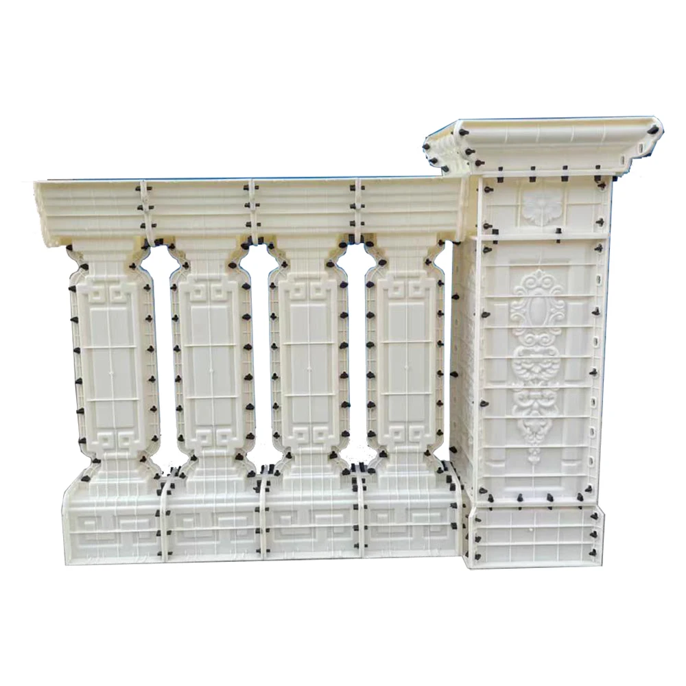 

Roman column railing mold 90 high-tech Chinese style fence guardrail model villa balcony cast-in-place cement column pier handra