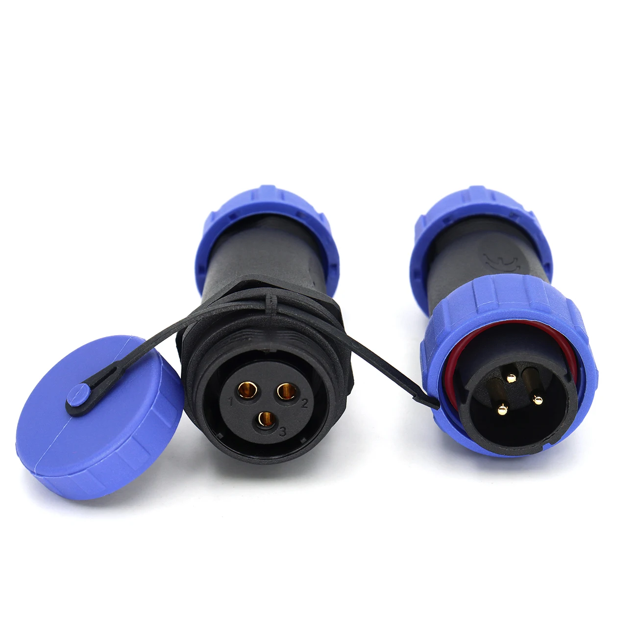 SP21 waterproof connector 2/3/4/5/6/7/8/9/10/12 pin  power cable docking connector male and female connectors  ,IP68
