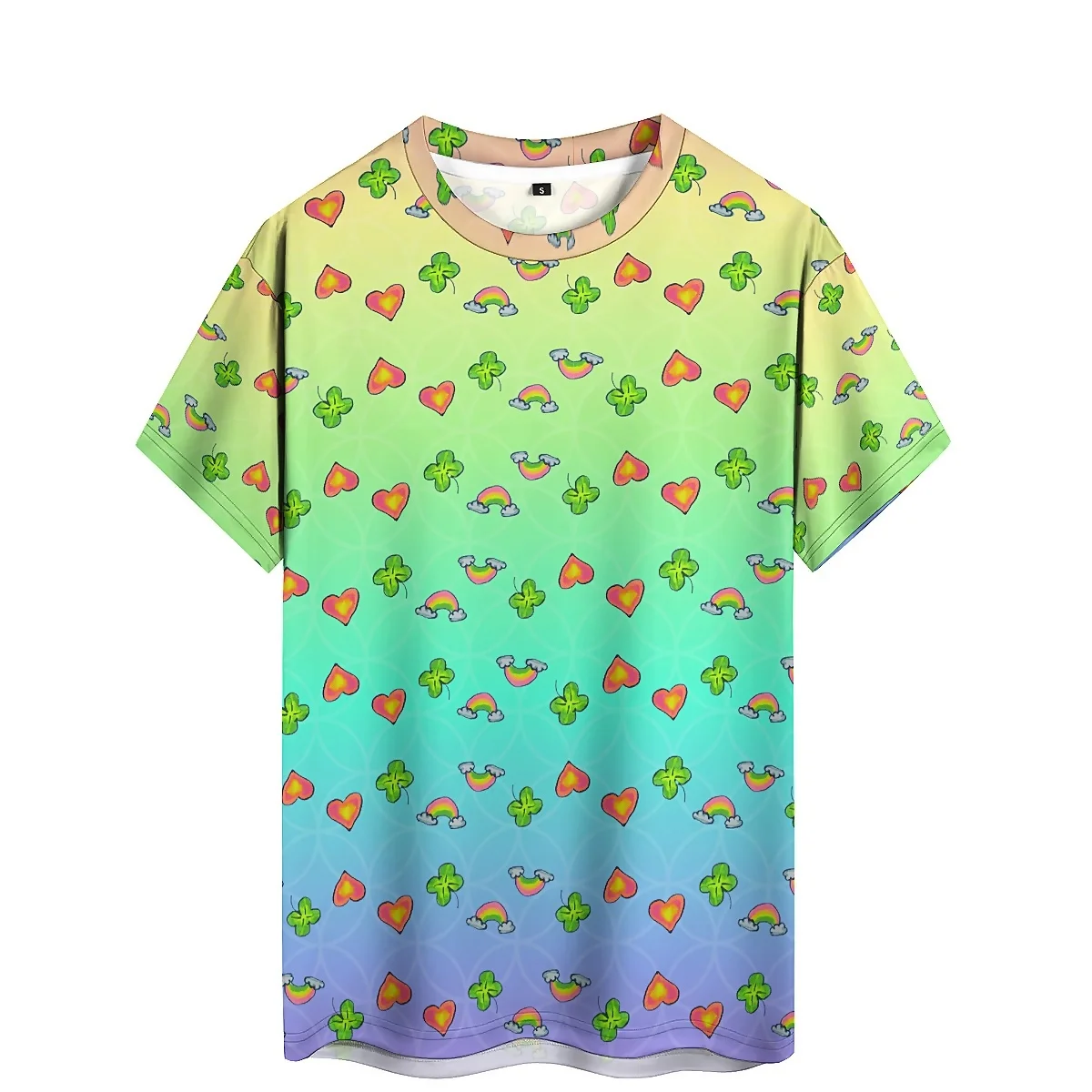 Funny Punk Style Men's Tie Dye Splatter 3D Printed Short Sleeved T-shirt, Gym Workout Running Lightweight Design, Cool Hip-hop R